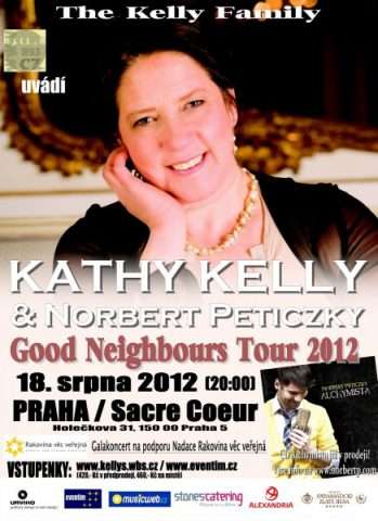 Koncert Kathy Kelly v Praze podpoří nadaci Rakovina věc veřejná