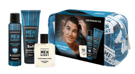 Men agent gentleman touch - sprchový gel, deodorant, voda po holení