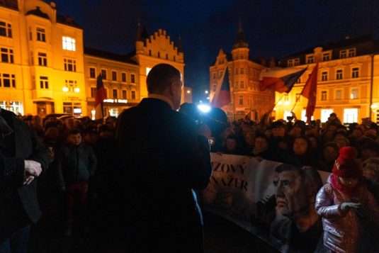 Andrej Babiš v Děčíně