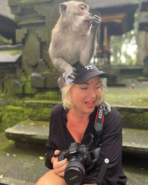 Martinu Pártlovou obtěžovala opice na Bali